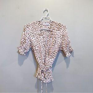 Faithful the Brand Floral Wrap Top